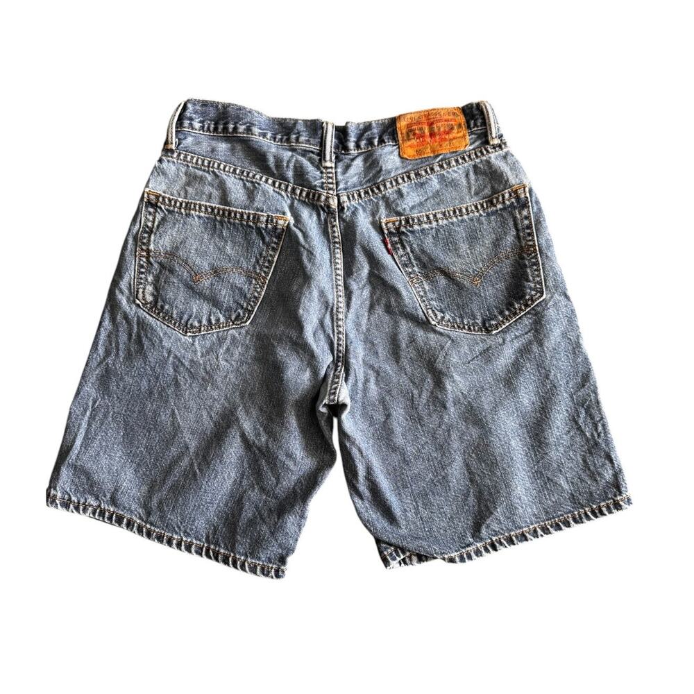 2011 Levi's 505 Denim Jean Shorts Jorts Blue Size 32 Grunge Gorpcore Relaxed Fit